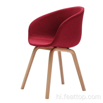 आधुनिक सरल डिजाइन वैकल्पिक रंग अवकाश लकड़ी की कुर्सी